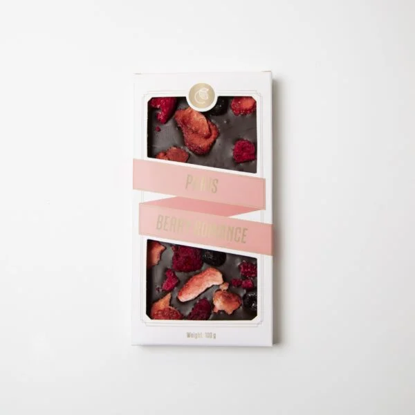 Paris Berry Romance Chocolate Bar