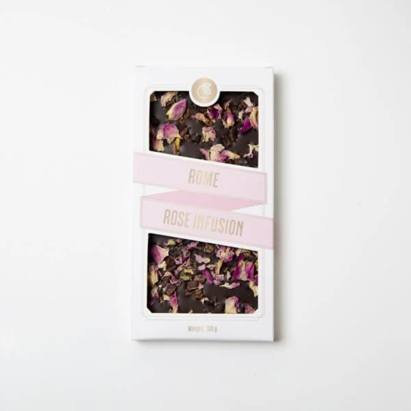 Rome Rose Infusion Chocolate Bar